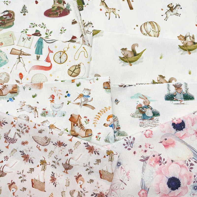 卡通童话物语桌布布艺加密棉麻布料长方形餐桌布装饰面料diy台布,居家布艺,桌布,淘宝优惠券,粉丝福利购,淘宝优惠卷