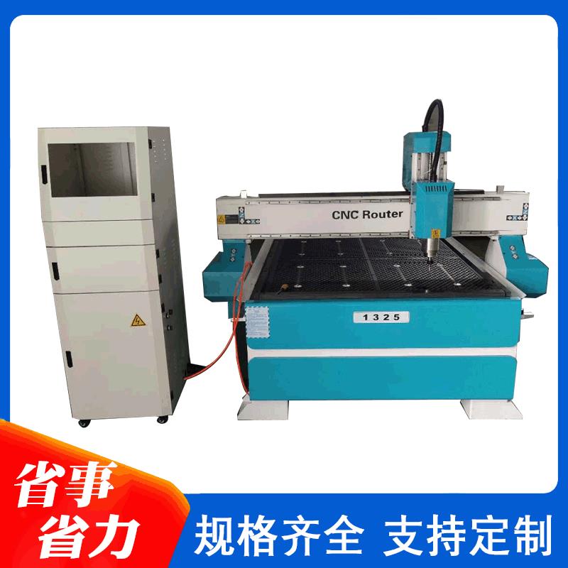 数控1325木工雕刻机家具浮雕镂空pc板广告立体真空吸附C雕刻机