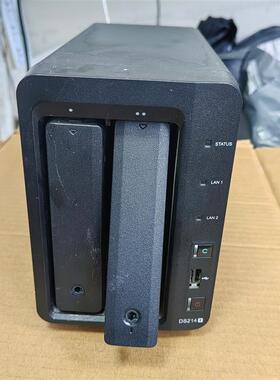 Synology群晖 NAS DS214+  2盘位网络硬盘储存盒设备 不带电源