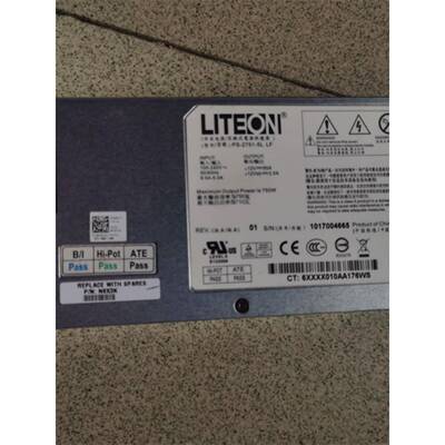 戴尔DELL C6100 C5100 服务器电源 PS-2751-5L LF N8X3K 750W