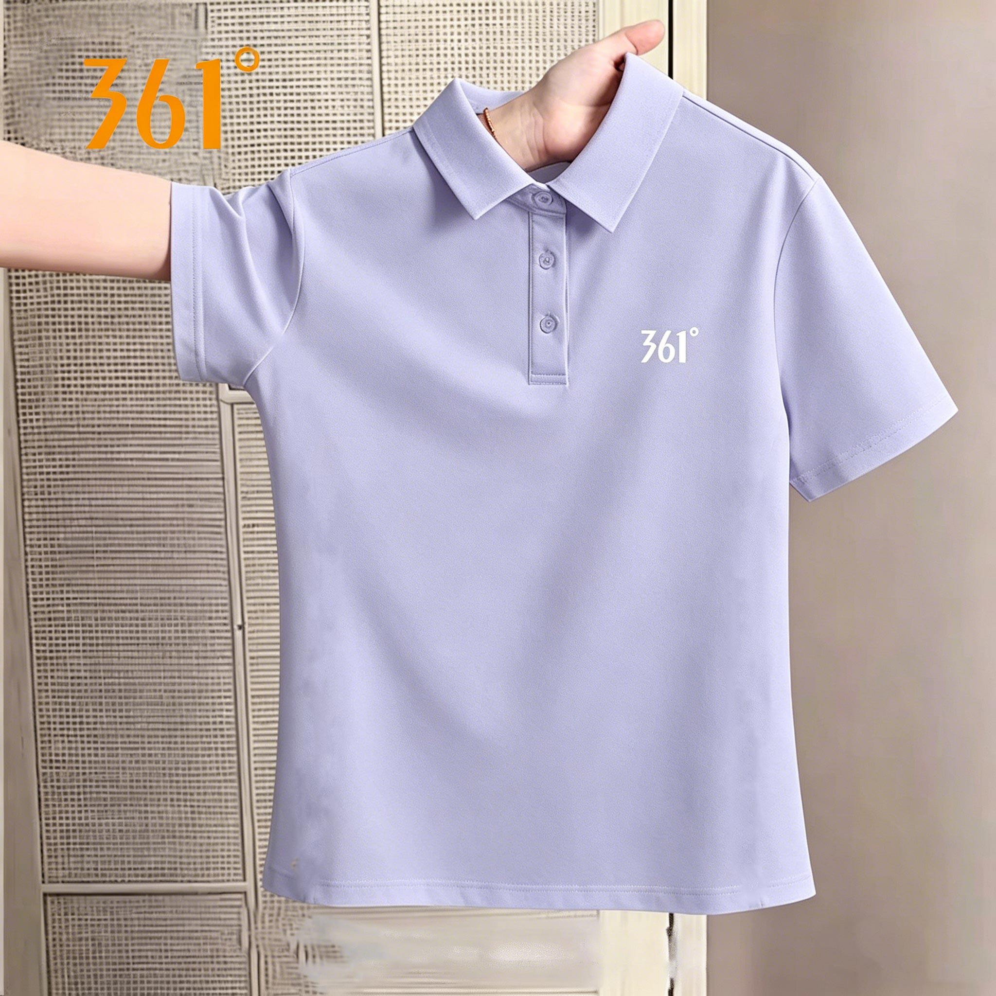 361°翻领短袖女生2026夏季新款图片
