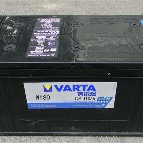 现货VARTA瓦尔塔N180 12V180AH发电机/起重机/然机车/船舶蓄电池