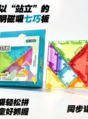 【立体磁性】七巧板3D立体拼图思维训练小学益智拼图一年级数学CH