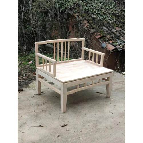 打坐椅中式禅椅瑜伽盘腿椅禅修凳实木椅椅子沙发椅家用扶手圈椅
