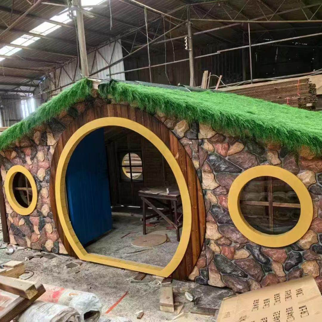 仿真茅草屋顶隔热防水装饰凉亭农家乐景区凉亭庭院地毯式装饰