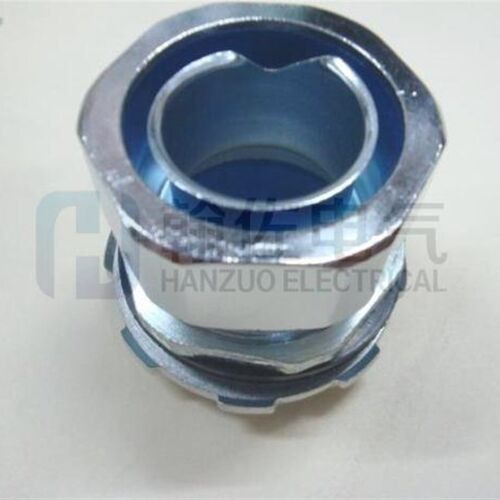翰佐高品质DPJB外丝M32*1.5箱接头配25/20mm/1寸金属软管六方镀铬