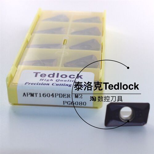 Tedlock泰洛克 铣刀片APMT1135PDER-M2 PG6080/APMT1604PDER-M2