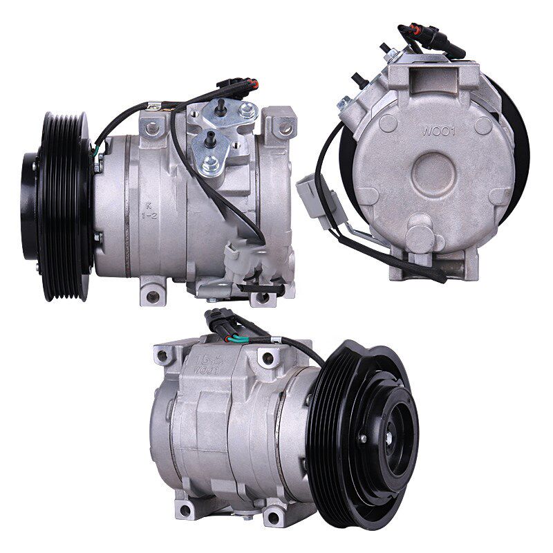 适用于日野拖头H700空调压缩机 日野700冷气泵 卡车空调车6PK 24V