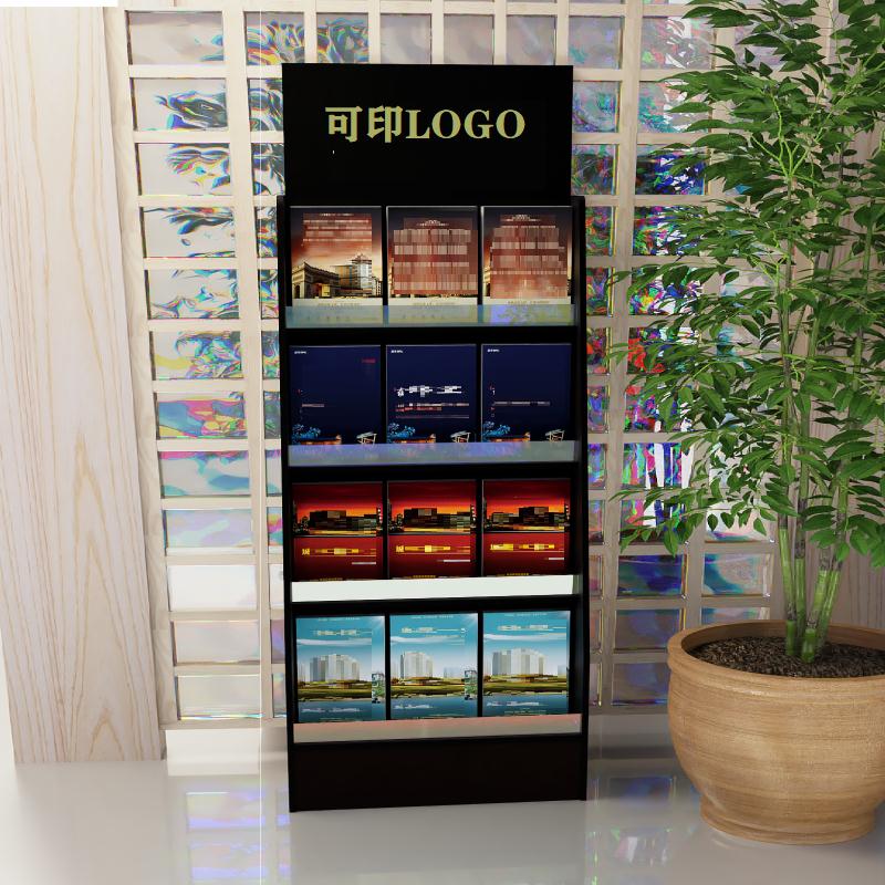 木质资料架房地产户型图