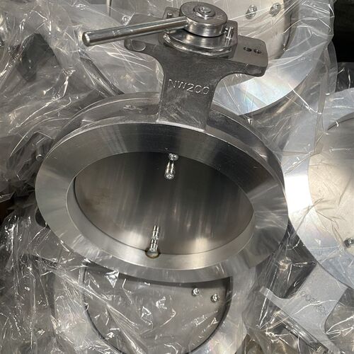 对夹式自动蝶阀 HC品牌工业用DN125 DN150与NW DN200铝合金蝶阀