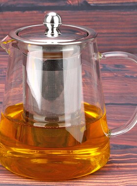玻璃茶壶加厚耐热水壶不锈钢过滤泡茶壶冲茶器花茶杯功夫红茶具