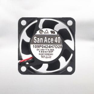 全新正品三洋 SanAce40 109P0424H7D28 24V 0.08A 4015变频器风扇