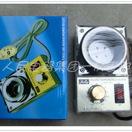 98-B无级调温可调熔锡炉化锡锅直径50*32mm220V160W焊锡锅熔锡条