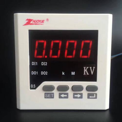 可设置 单相数显电压表 ZY-AV71 10KV/100V 35KV/100V