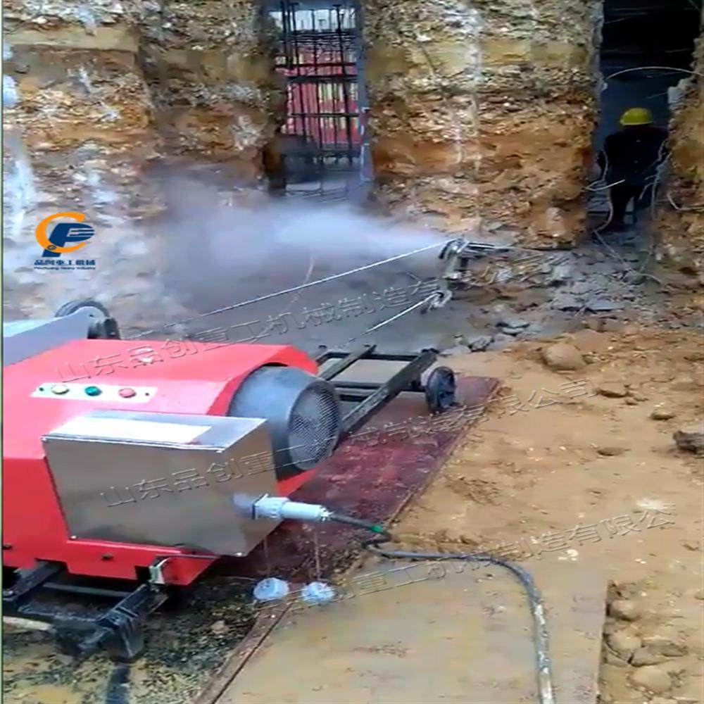 钢筋混凝土桥梁绳锯切割机 耐用无线绳锯机 升级款电动绳锯切割机