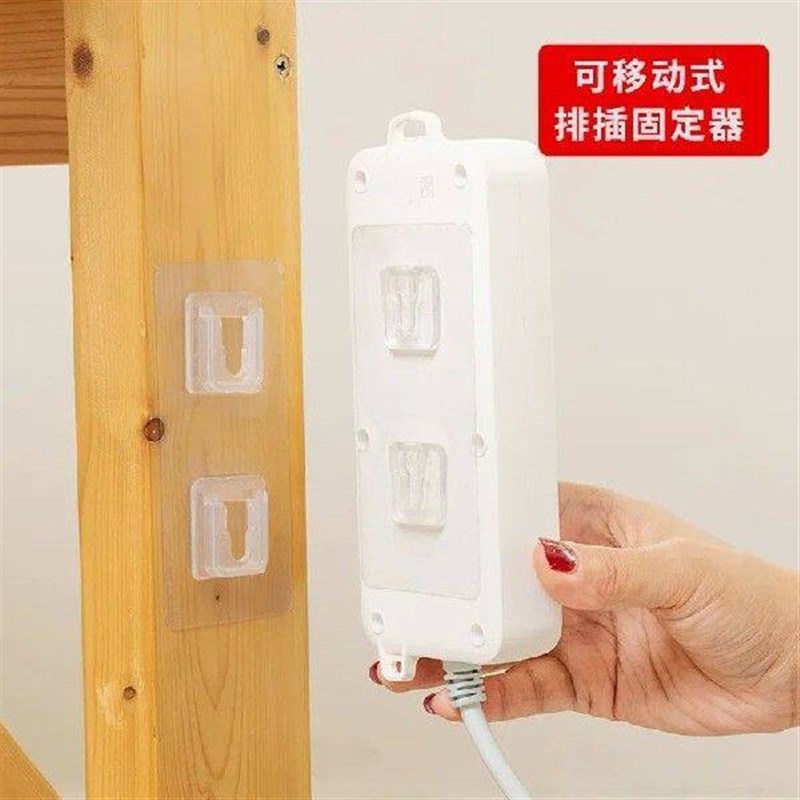 Double-Sided Adhesive Wall Hooks Hanger Strong Transparent