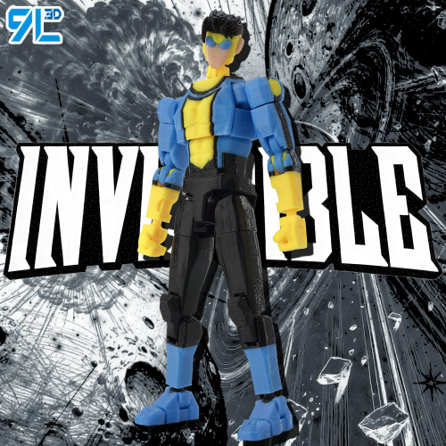 标靶马克9L3D打印无敌少侠手办多关节可动人偶玩具幸运13泰坦T13