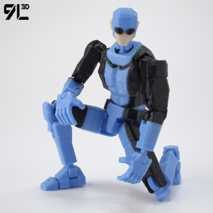 包头马克9L3D打印无敌少侠多关节可动人偶爆款 礼物幸运13Dummy13