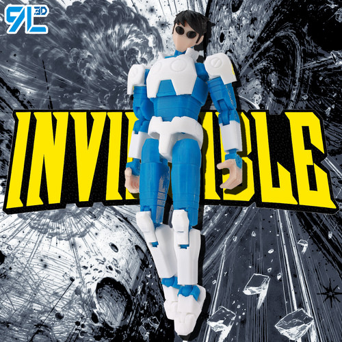 F星马克无-敌小子少侠可动人偶3D打印关节可动手办模型玩具礼物