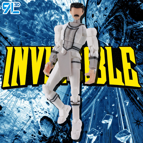 9L-3D打印玩具胡子马克无-敌少侠Invincible模型可动动漫周边成品