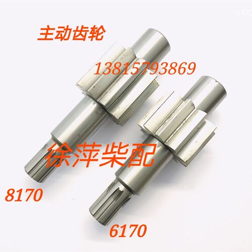 淄柴6170/8170机油泵主动齿轮 Z8170.22-11/Z6170.22-11前齿轮轴