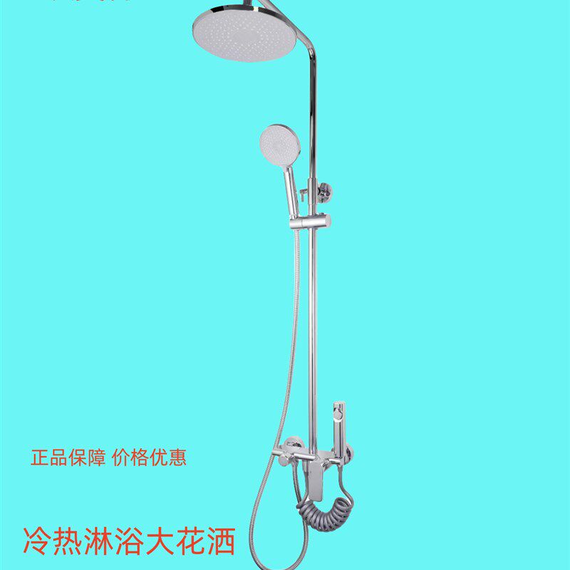 正品埃美柯冷热水全铜带喷枪头淋浴龙头淋浴大花洒YG570F专卖店