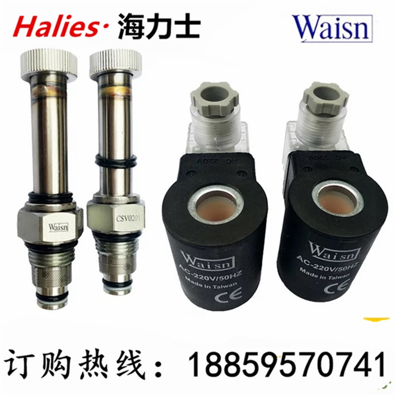 台湾崴盛WAISN电动止回阀HS-2C DC24V AC220V升降阀CSV0202