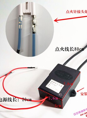 商用灶猛火炉具220v脉冲点火器高压包高能点火针点火棒燃烧机配件