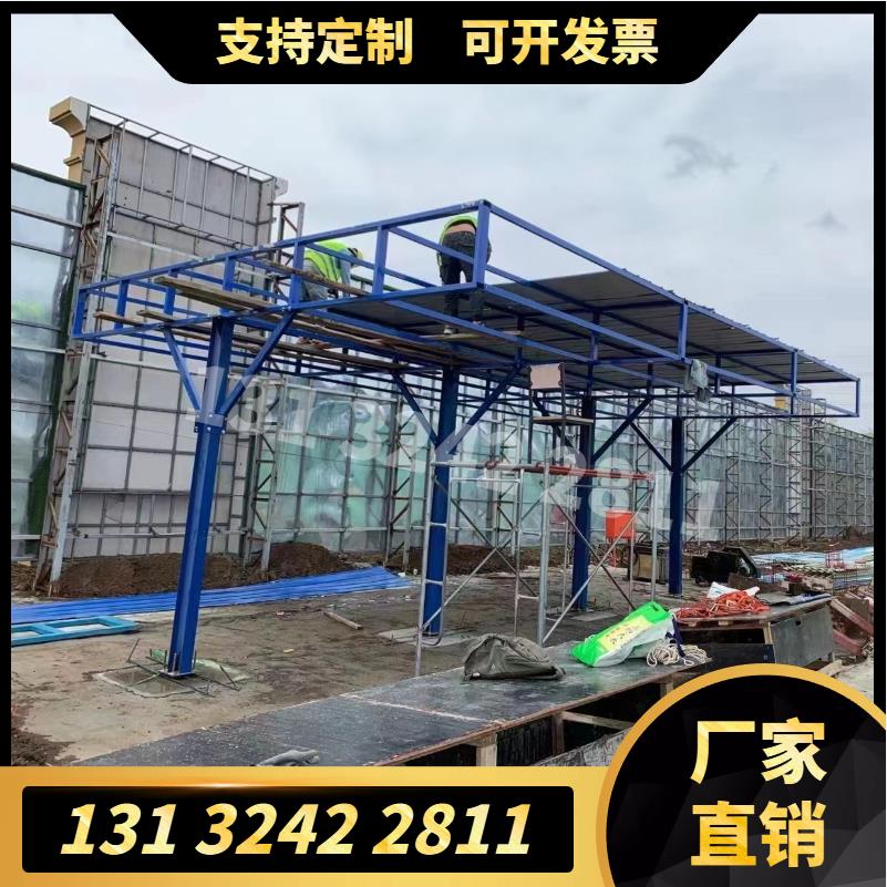 建筑工地标准化钢筋加工棚防护棚组装式钢筋加工棚安全通道防护棚