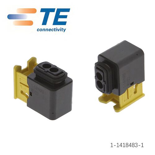 1-1418483-1 TE/泰科 连接器 胶壳 2P 2孔 防水接插件新能源插头
