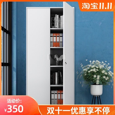 文件柜铁门柜钢制储物柜仓库杂物柜多层财务凭证柜员工碗柜铁皮柜