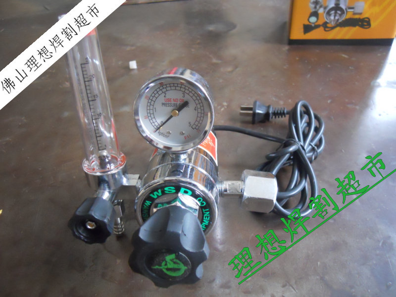万事达 二氧化碳电加热减压器 二氧化碳减压器 二氧化碳表