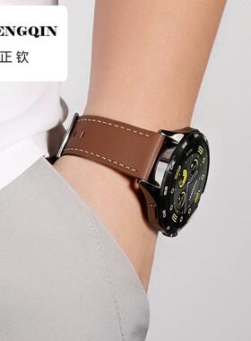 适用华为gt5表带watch4手表GT4真皮gt3pro运动22mm透气watch3配件
