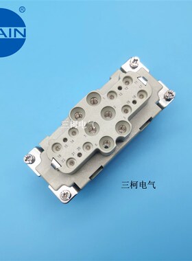 WAIN唯恩HK-006.1/12-F(2.5-8mm2) 6+12 18针/芯40A10A重载连接器