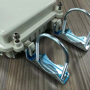 AP网桥夹码 0102030506铝合金防水盒系列专用 抱杆 夹具