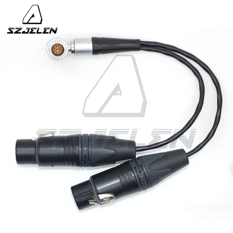 ATOMOS阿童木将军烈焰监视器1B 10针转XLR3孔 音频线输入/输出