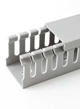 武汉PVC塑料行线槽配电柜方形阻燃走线槽PXC3明装工业配线槽机柜