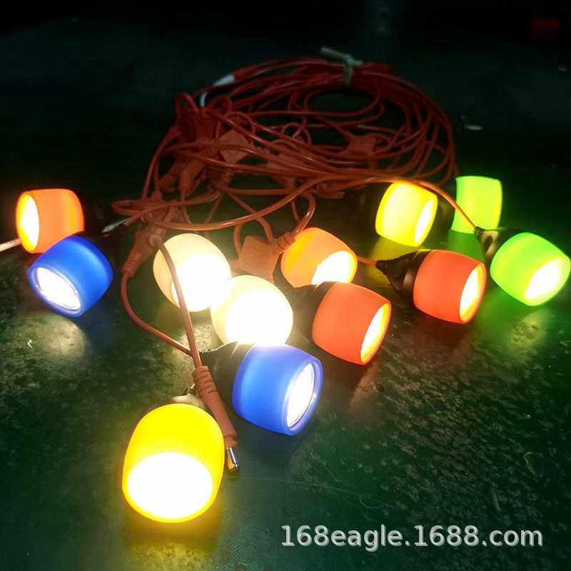 led灯串七彩气氛霓虹灯 RGB彩灯发光圣诞节树柔性LED装饰硅胶灯