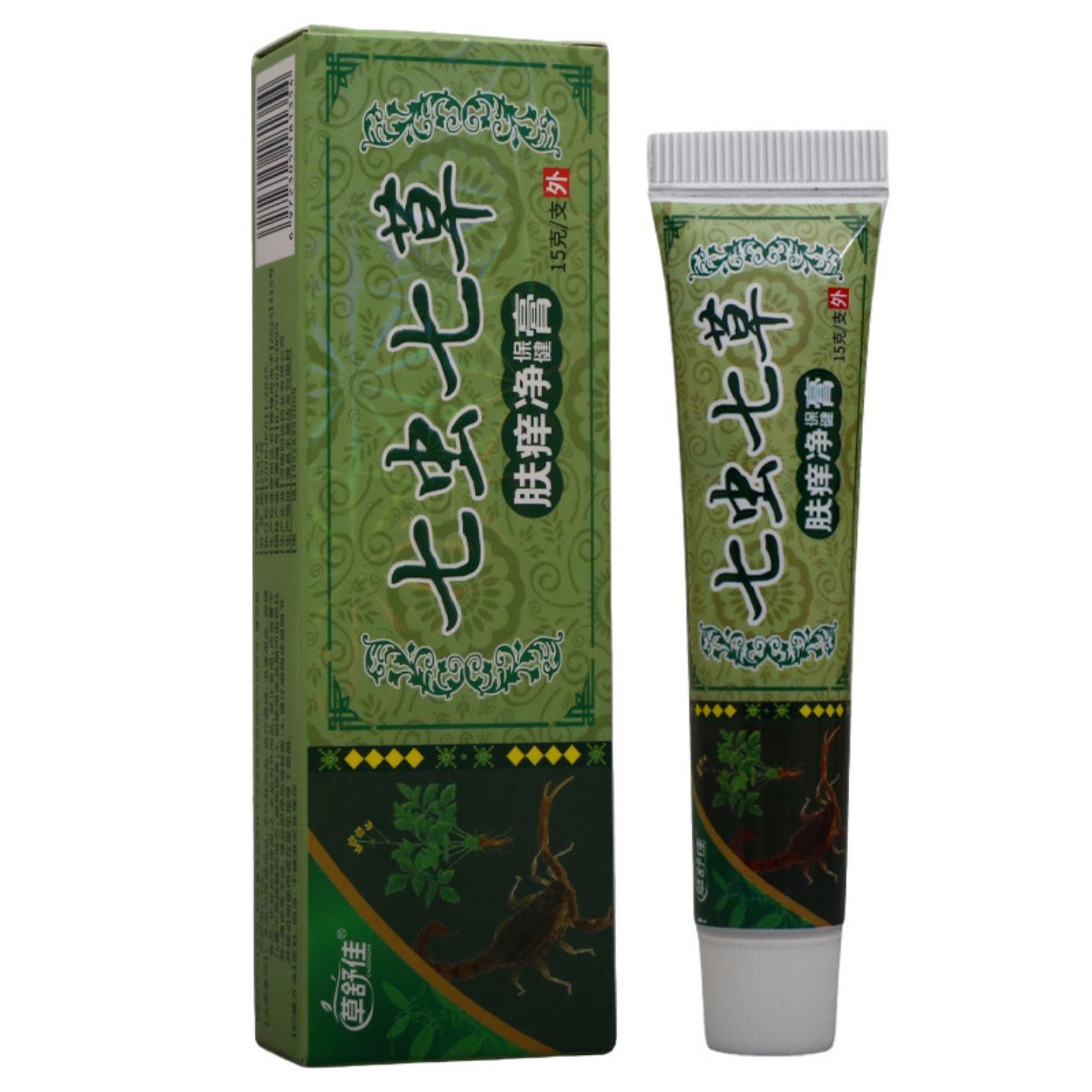 草舒佳七虫七草乳膏皮肤外用男女通用乳膏