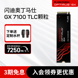 闪迪奥丁马仕GX7100 1T固态硬盘m2 GX71002t台式笔记本SSD
