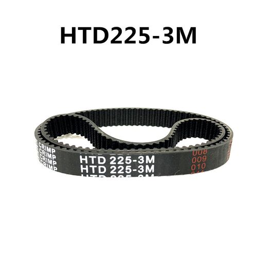 碎纸机皮带进口HTD3M同步带225-3M双驱电滑板车皮带日本UNIENTI