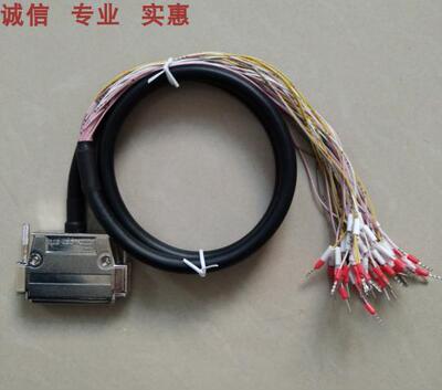 PLC连接器A6CON2E-1M  A6CON1E-1M  37芯 母头 QX81 QY81P 用