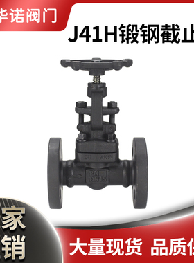 A105锻钢截止阀J41H-16C高压高温蒸汽导热油阀门16C25C40C国标