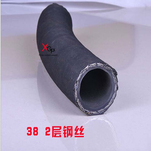 内径38 1米2层钢丝 高压油管总成 钢丝编织胶管 液压软管水管油管