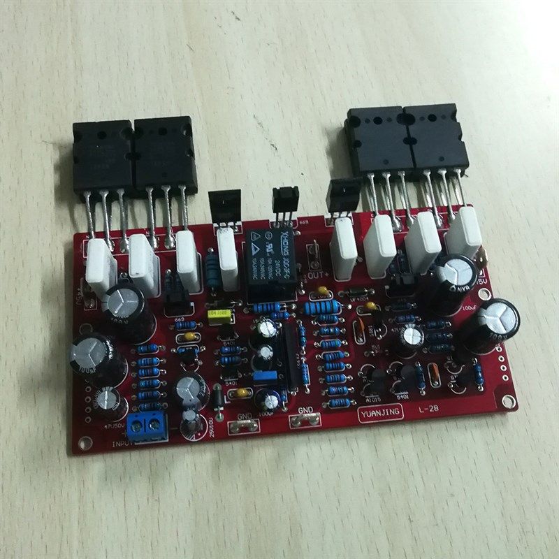 L28功放板A1943 c5200 晶体管 单声道300W