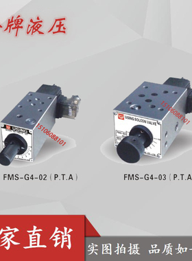 USING台湾欣峰流量阀电磁调速阀快慢速FMS-G4-02T FMS-G4-02P 03T