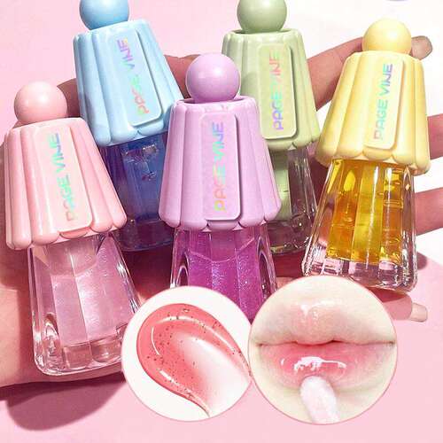 elly Big Wand Lip Oil 果冻大刷头唇油 保湿淡纹亮片唇妆
