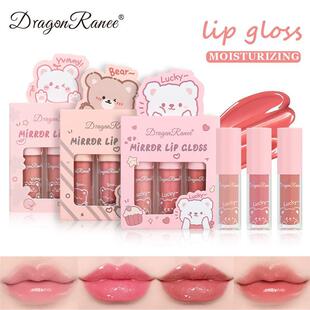 lip tint and lipstick 唇油玻璃水光镜面滋润保湿珠光带闪