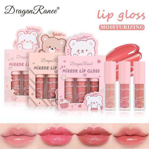 lip tint and lipstick 唇油玻璃水光镜面滋润保湿珠光带闪
