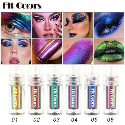 Color-Shifting Chameleon Liquid Eyeshadow 变色龙钻石亮片眼影